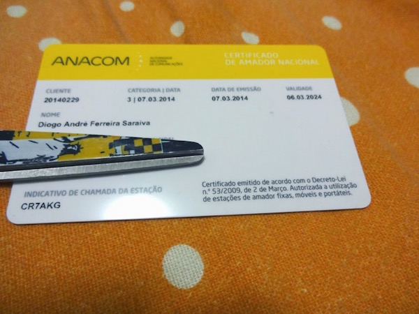 Aprovado no Exame, sou radioamador de categoria 3 agora…