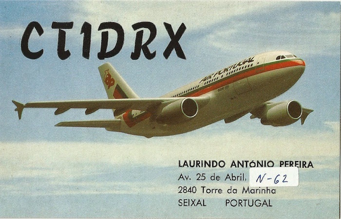 QSL CT1DRX - Frente