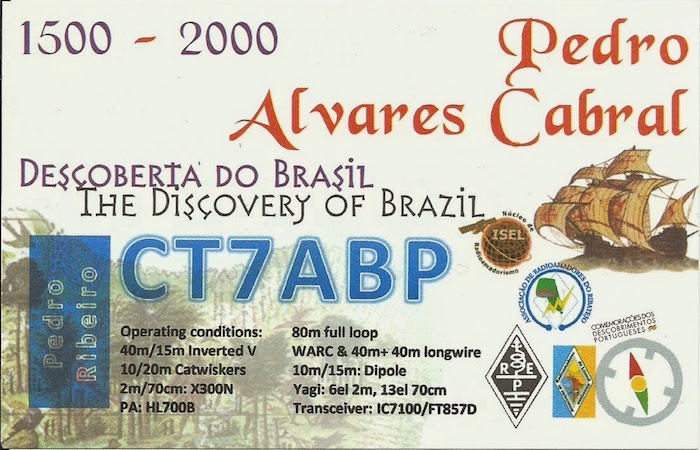 QSL CT7ABP - Frente