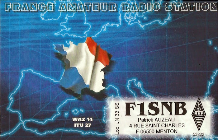 QSL F1SNB - Frente